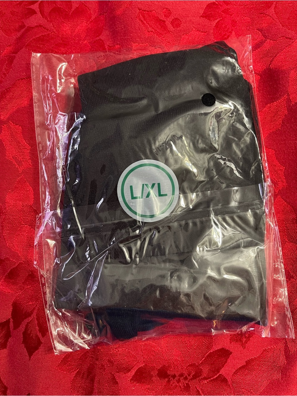Black Toeless knee highCompression Socks! .   20-30 wider calf!  Size L/XL.  New